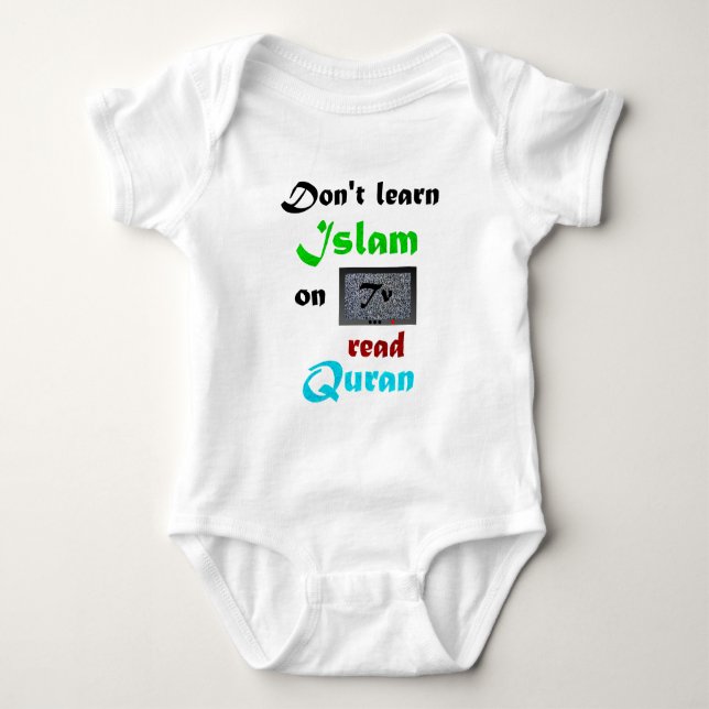 Riktig islam läste Quran Tee Shirt (Framsida)