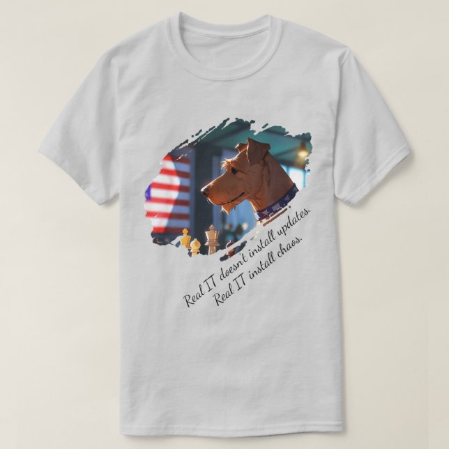 Riktig IT T Shirt (Design framsida)