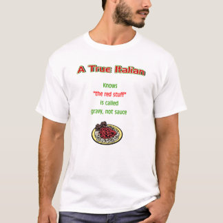Riktig italiensk manar grundläggande T-tröja Tee Shirt