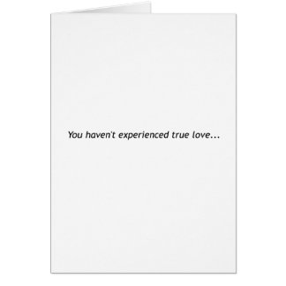 Riktig kattungekärlek hälsningskort