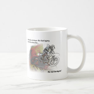 Riktig kul dirt bike motocross-mugg kaffemugg