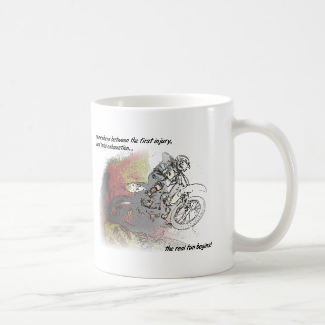 Riktig kul dirt bike motocross-mugg kaffemugg (Höger)