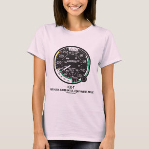 Riktig kurshastighetindikator (ICE--Tstöd för T-shirt