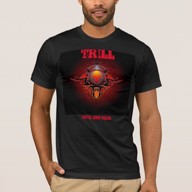 Riktig och verklig) T-TRÖJA för DRILL (! T Shirt (Framsida)