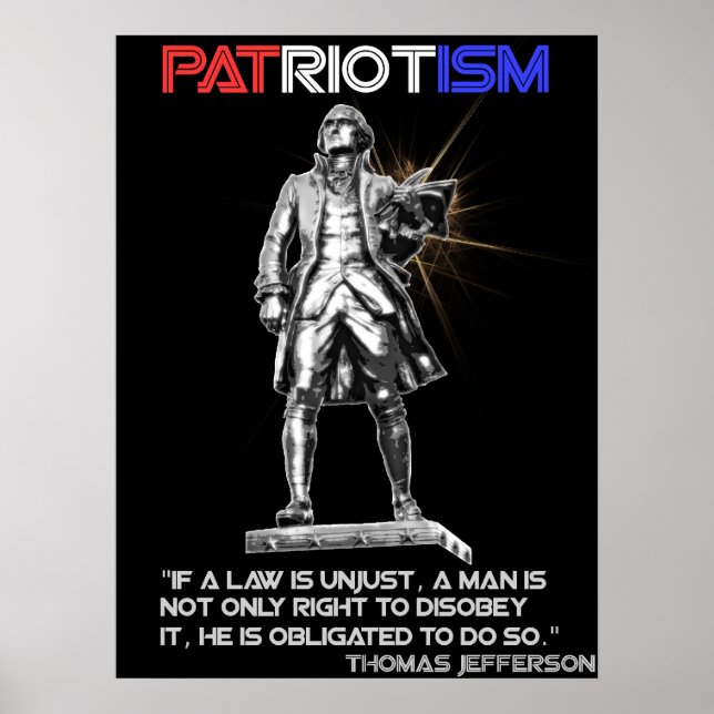Riktig patriotism poster (Framsidan)