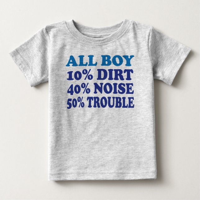 Riktig pojke t shirt (Framsida)