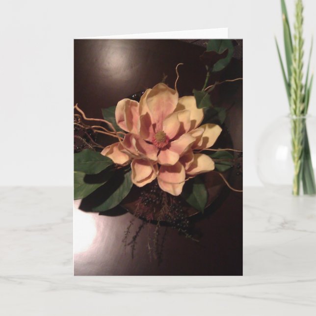 Riktig skönhet av en persikablomma, för en kort (Framsida)