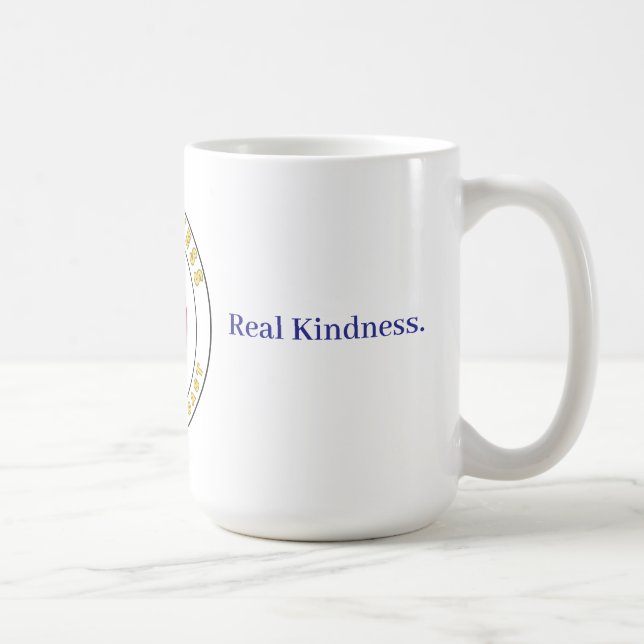 Riktig talk. Riktig vänlighet. Kaffemugg (Höger)