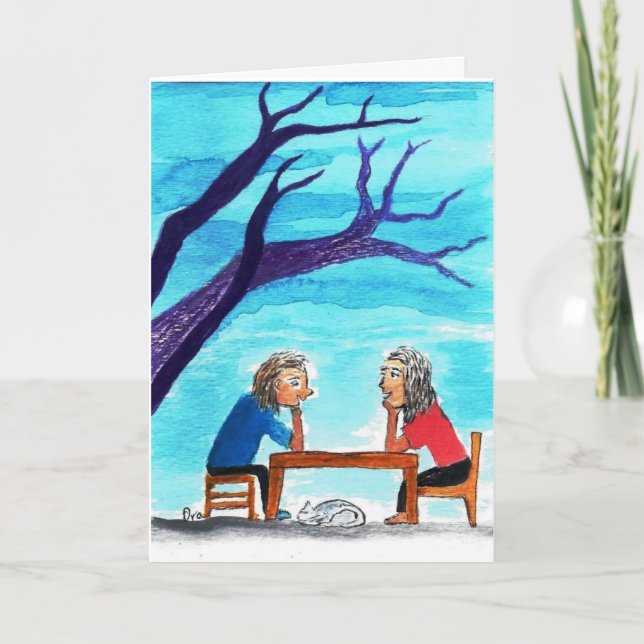 Riktig vänskap kort (Framsida)