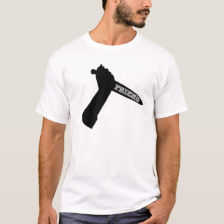 Riktig vänstab dig framtill t-shirt