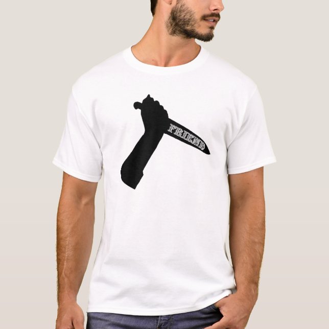 Riktig vänstab dig framtill t-shirt (Framsida)