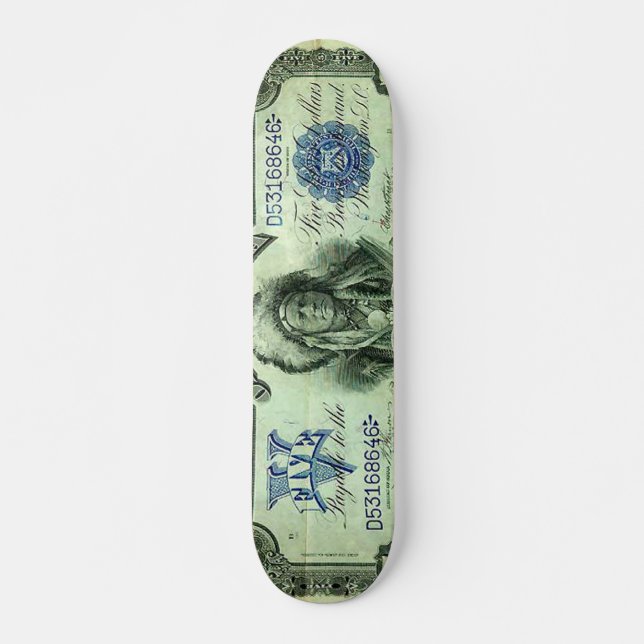 Riktiga anfäder skateboard bräda 20,5 cm (Framsida)