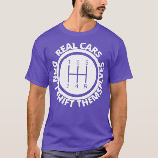Riktiga bilar byter inte sig själva t shirt