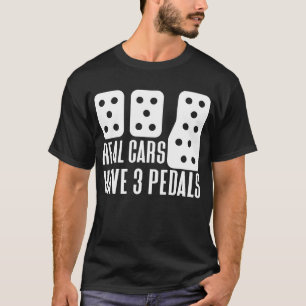 Riktiga bilar har tre pipor med tre pipor. t shirt