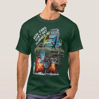 Riktiga bilar kan inte anslutas till en fin muskel t shirt