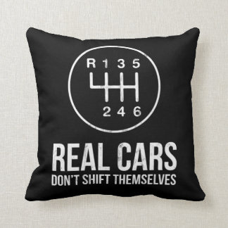 Riktiga bilar kan inte själva flytta fram utkast kudde