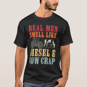 Riktiga bönder luktar som diesel och komjöllekrap t shirt