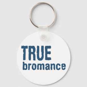 Riktiga Bromance (blått) Nyckelring