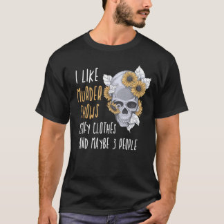 Riktiga Brottshistorier Visar Vänner Roligt T Shirt