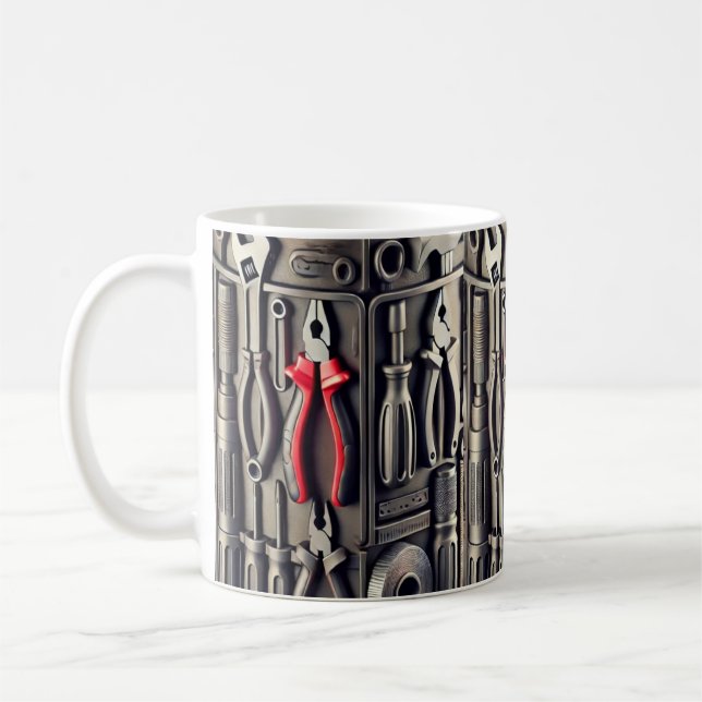 🔧 riktiga hantverkare och verktyg fläkt! 🛠️ kaffemugg (Vänster)