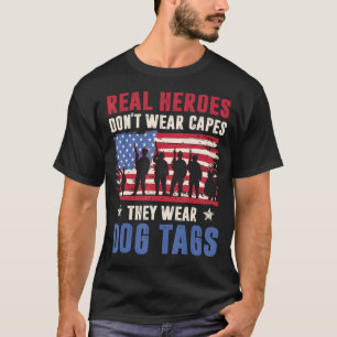 Riktiga hjältar Bäror inte kapningar de Bäror Hund T Shirt