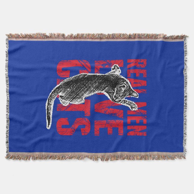 Riktiga Kärlek-katter i Manar på Blue Mysfilt (Framsidan)