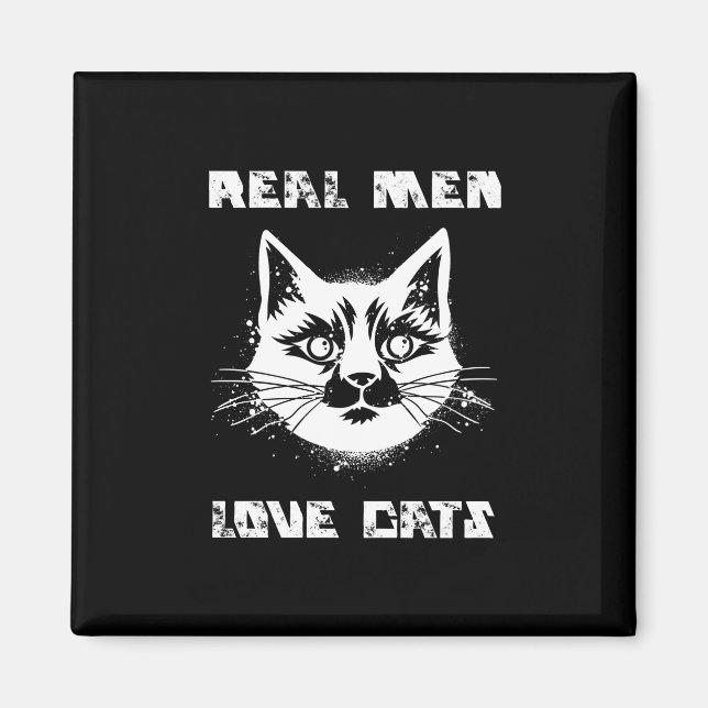 Riktiga katter av manar kärlek magnet (Framsidan)