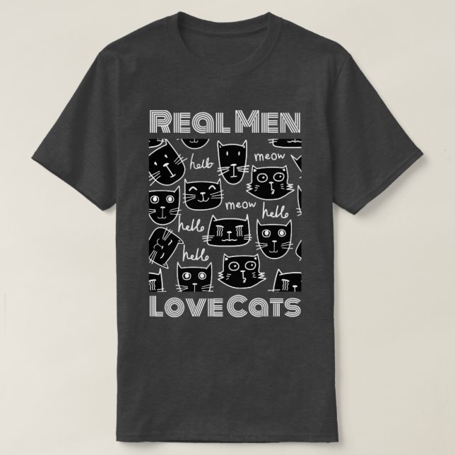 Riktiga katter av manar kärlek t shirt (Design framsida)