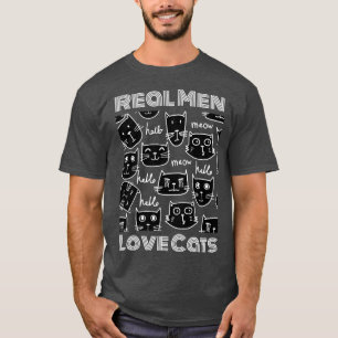 Riktiga katter av manar kärlek t shirt