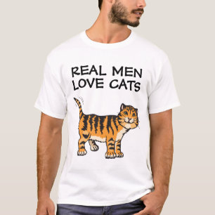 Riktiga katter från manar kärlek, T-shirts, orange Tee