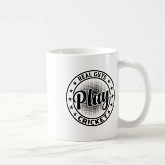 Riktiga killar spelar cricket - Cricketande cricke Kaffemugg