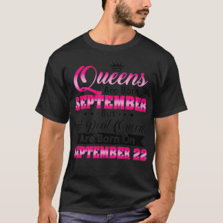 Riktiga köer föds den 22 september t shirt