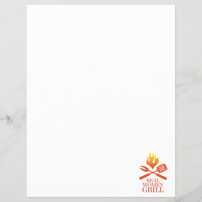 Riktiga Kvinnor Grillar Reklamblad (Framsidan)