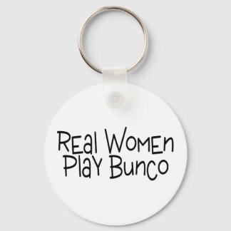 Riktiga kvinnor spelar Bunco Nyckelring