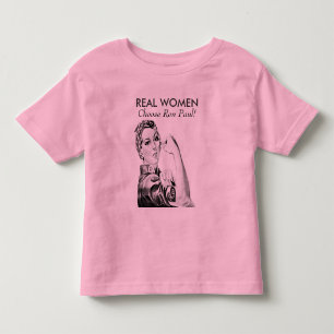 Riktiga kvinnor väljer Ron Paul Baby T Shirt