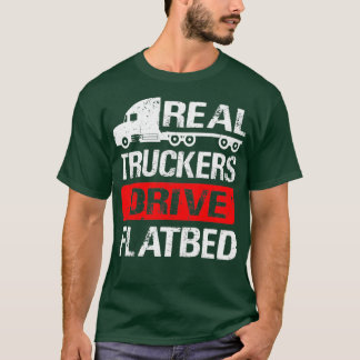Riktiga lastbilschaufförer med låg last med låg la t shirt