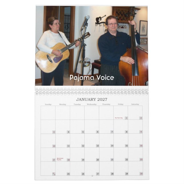 Riktiga livhandelsresandear 2007 kalender (Jan 2027)