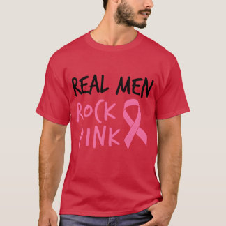 Riktiga män gillar rosa kamp mot bröstcancer t shirt