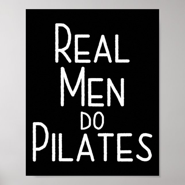 Riktiga män gör Pilates Poster (Framsidan)