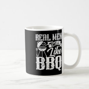 Riktiga Män Luktar Som Byrbecue Bbq Rökare Byrbecu Kaffemugg