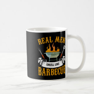 Riktiga Män Luktar Som Grillad Bbq Grillning Grill Kaffemugg