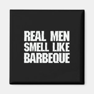 Riktiga Män Luktar Som Grillad Bbq Pappa Far Magnet