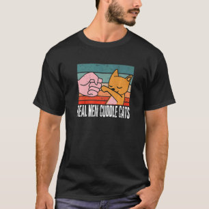 Riktiga Manar Cuddle Cats Tees Cat People För mana T Shirt
