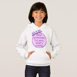 Riktiga princesses laga laga varandras Krona Sweat T Shirt