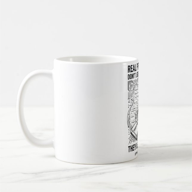 Riktiga Programmerare Använder Källkoden Kaffemugg (Vänster)