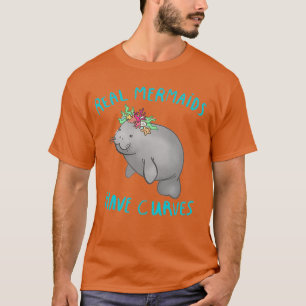 riktiga sjöjungfruar har kurvor gullmana t shirt
