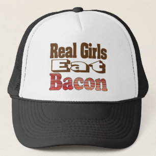 Riktiga tjejer äter bacon keps