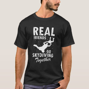 Riktiga vänner gör fallskärmshopp tillsammans Awes T Shirt