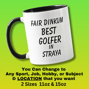 Riktigt BRA GOLFSPELARE i Australien Mugg