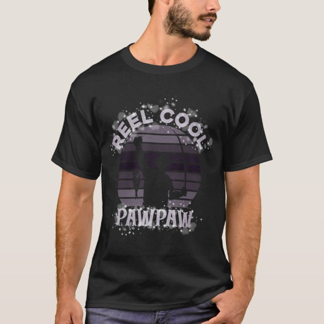 Riktigt cool farfar #2 Fiskare julpresent far T Shirt (Framsida)